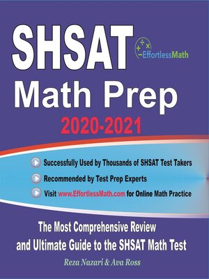 cover image of SHSAT Math Prep 2020-2021